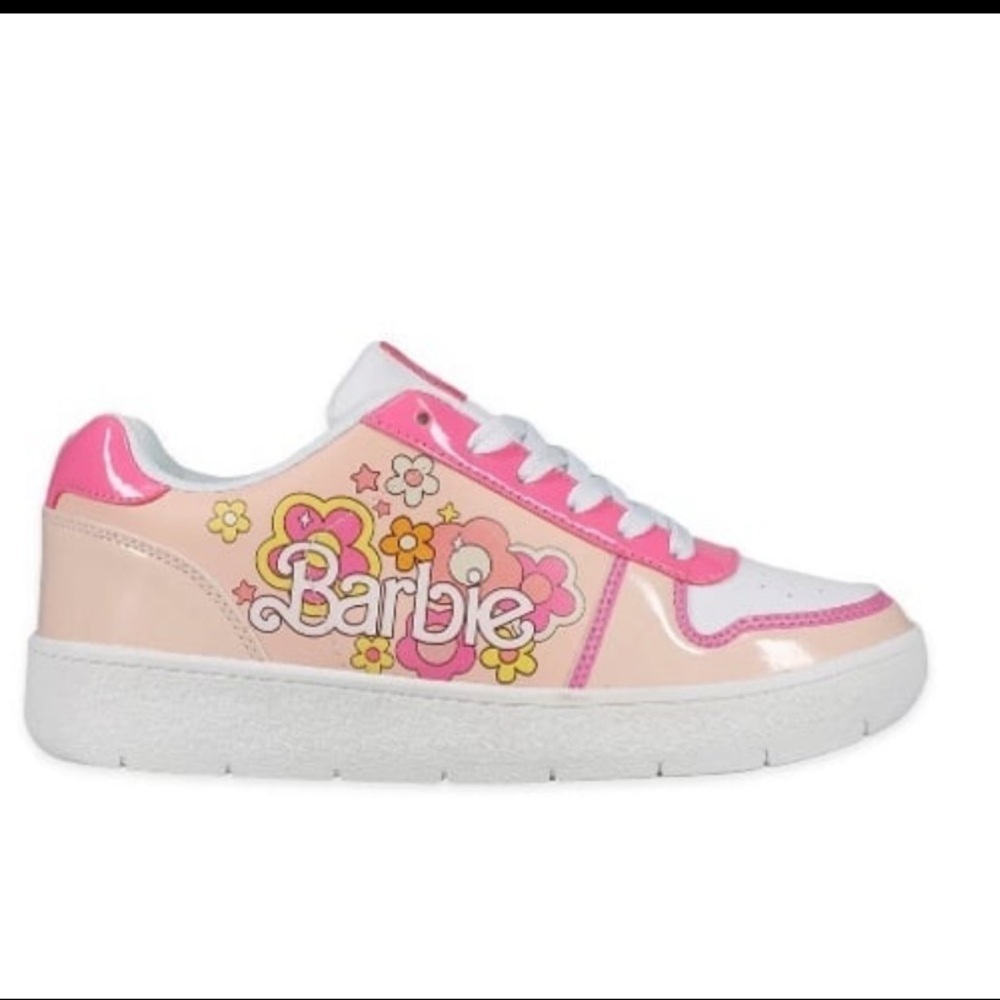 Women's Barbie by Mattel Pink Casual Court Sneaker NWT size 11